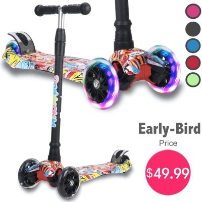 China South America High Quality New Fashion Child Folding Kids Kick Scooters Wholesale Kids Scooters for sale