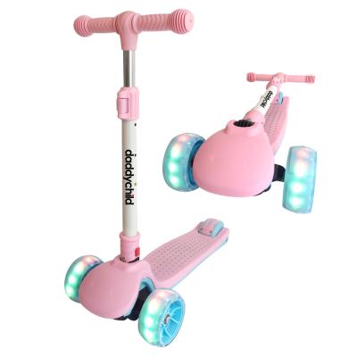 China New design 3 wheel child scooter for kids with led lights skating scooter for kids 2021 outdoor sports for sale