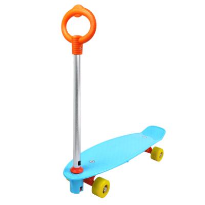 China 2in1 Child Ride Scooter Slide Scooter Removeable T-Bar Board Kids Slide Playing PP Skateboard With LED Light Wheels for sale