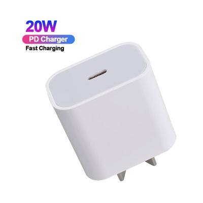 China Mobile Phone Tablet MP3 GPS For iPhone 12/Mini/18W 20W Pro Max Fast Type C Wall Charger Palladium Power Adapter for sale