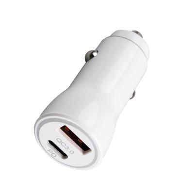 China USB C 38W QC3.0 2-Port USB C Car Charger PD20w Car Charger Compact Type C Car Charger For Phone XS/Max/XR/X/8/7/6s Protection pro/air for sale