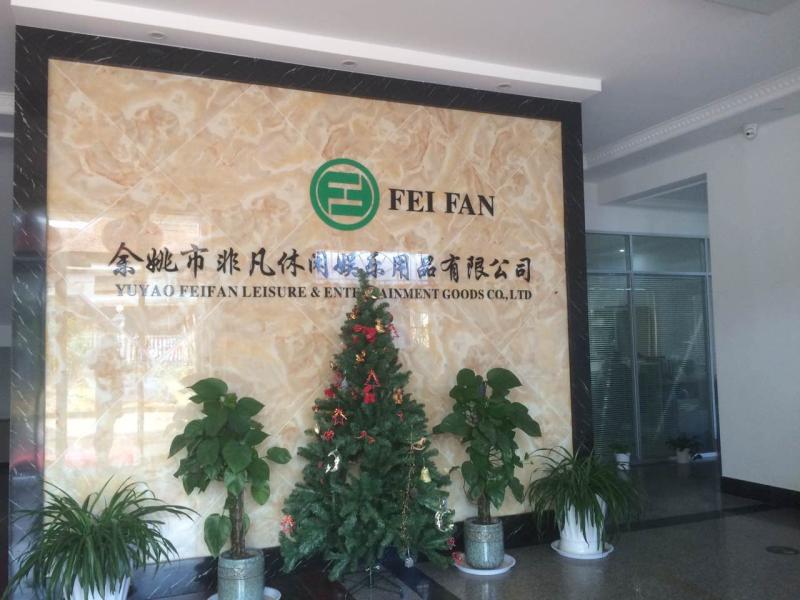 Verified China supplier - Yuyao Feifan Leisure & Entertainment Goods Co., Ltd.