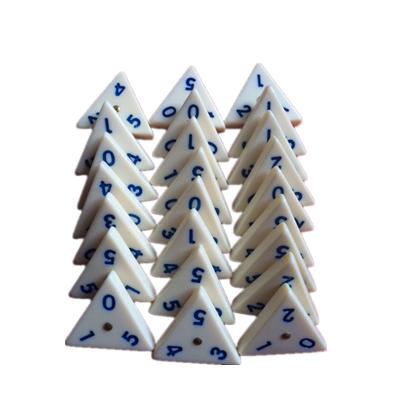 China Blue Number With Nail On It EN71 CE ROSH Triangular Domino Board Game Set for sale