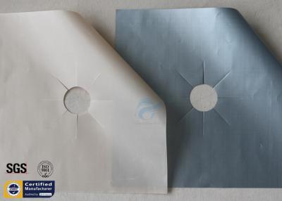 China PTFE Coated Fiberglass Fabric 0.12MM Heat Resistant Stovetop Burner Protector for sale