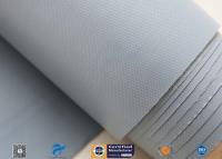 중국 0.28mm 회색 PVC 내화성이 있는 천막을 위한 입히는 섬유유리 의류 보통 직물 판매용