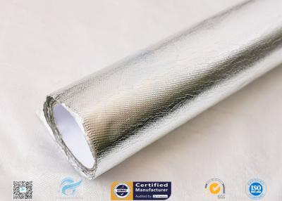 China 25oz Sliver Aluminium Foil Laminated Fiberglass Fabric Non Combustible for sale