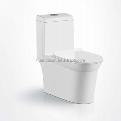 China Wholesale Cheap Sanitary Siphonic Toilet Bowl Ware Hotel Double-flush Price Ceramic One Piece Toilet Chaozhou for sale