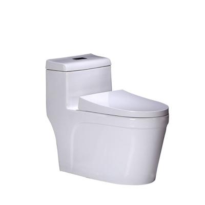 China Double-Flow Siphonic Bathroom Toilet Commode Oval Toilet Seat for sale