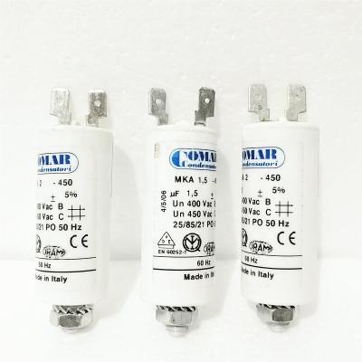 China Seals ac motor capacitor shipping and handling 3uF cbb60 capacitor / run capacitor for sale