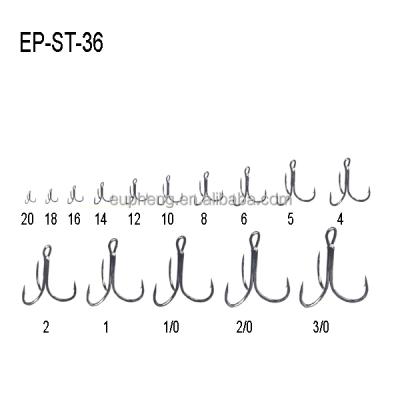 China Wholesale High Carbon Steel Treble Hook Treble Hooks EP-ST-36 for sale