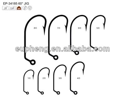 China High carbon jig and high carbon steel worm fishing hook worm hook-34185 for sale