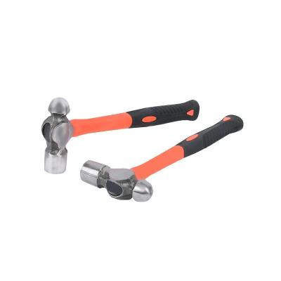 China Fiberglass Manufacturers Sell Handle Ball Pein Hammer Plastic Coated Carbon Steel Ball Pin Hammer for sale