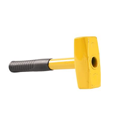 China One-Piece Brick Hammer Hammer Masonry Hammer Masonry Site Construction Iron Pipe Handle Normal Carbon Steel Multi-Specifications Can Be OEM Customized for sale