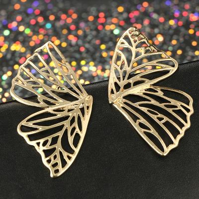 China New High Quality CLASSIC High Quality Exaggerated Personality Bohemian Cavity Earrings Butterfly Earrings for sale