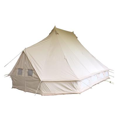 China UV-Resistant Custom Waterproof Cotton Canvas Emperor Bell Tent For Camping Tent for sale