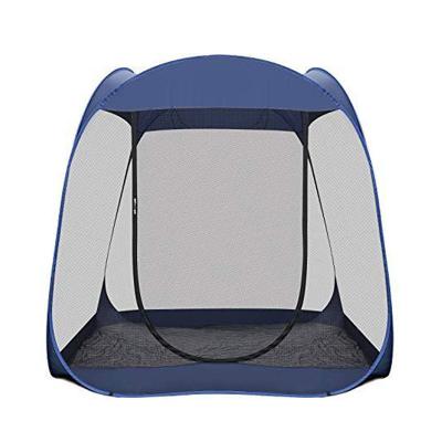 China Custom Portable Easy Camping Tent Mosquito Net Summer Home Tent Diagonal Tying Type for sale