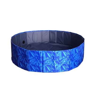 China High Quality Camping Waterproof Foldable Dog Swimming Pool PVC Foldable Dog Pool for sale