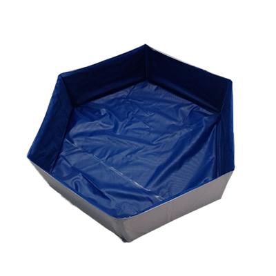 China Easy Install Collapsible Dog Pool Collapsible Hard Plastic Dog Pool for sale