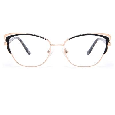 China Wenzhou Everfly metal optical glass eyeglass frames metal optical monocle frames optical makers metal cateye monocle frames manufacturing machinery for sale