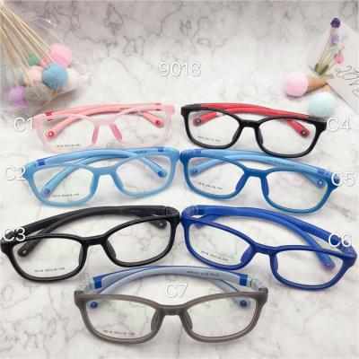 China Eyewear Frame Top Quality Kids Silicone Glass Optical Frames Kids Flexible Glasses In Stock for sale