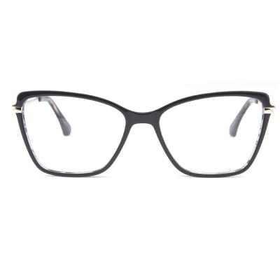 China Wenzhou Everfly Acetate Glass Acetate Optical Frames Glass High Quality Designer Optical Frames New Ready Goods for sale