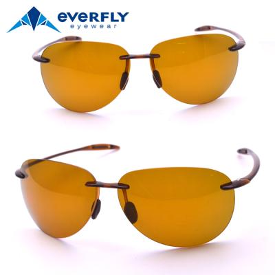 China Fashion Sunglasses Mens TR90 Rimless Sunglasses Vintage Sun Lenses for sale