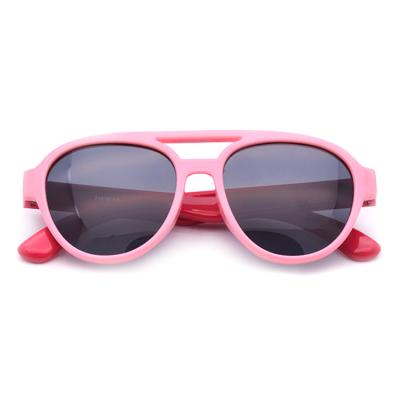 China Promotional High Quality Bulk Purchase Custom Polarized Kids Sunglasses Fashion Sunglasses Silicone Kids for sale