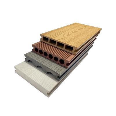 China Eco pvc waterproof outdoor wooden decks wpc crack-resistant decking for sale