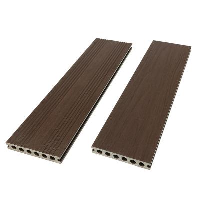 China Waterproof Recycled Wpc PVC Flooring Wpc Co-Extrusion Decking Flooring for sale