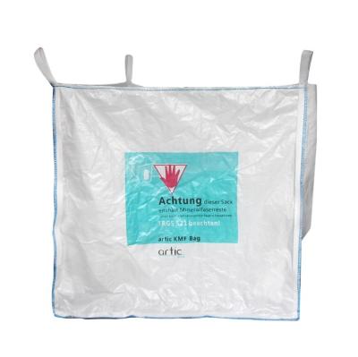 Κίνα 100% Virgin PP Ventilated Bulk Bag Side Seam Loop Fibc Jumbo Bag For Press Filling Machine προς πώληση