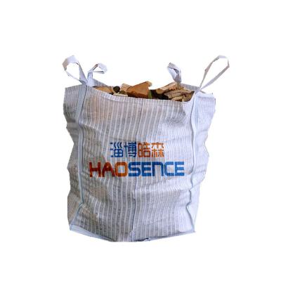 Chine Ventiliated Fabric 4 Sides Firewood Jumbo Bags For Packing 1000 KG à vendre