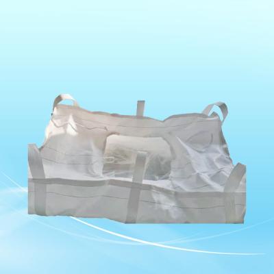 China UN Factory Making FIBC Jumbo Big Sack PP Woven Bulk Sack 1000kg Nylon Big Concrete Sack With Liner for sale