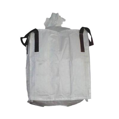 China Top Fill Skirt Baffle Bulk Bags PP Virgin Big Bulk Bag 1000 KG With Duffle Te koop