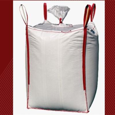 Chine Large Breathable Baffle Bulk Bags Flat Bottom Woven Jumbo Bags à vendre