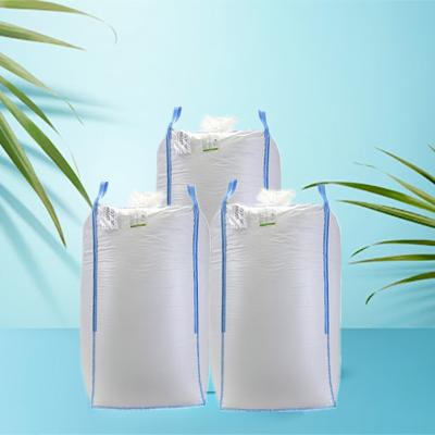 China White Ton Cement Super Sacos Bag Loading 1000 Kg Storage  Durable Te koop