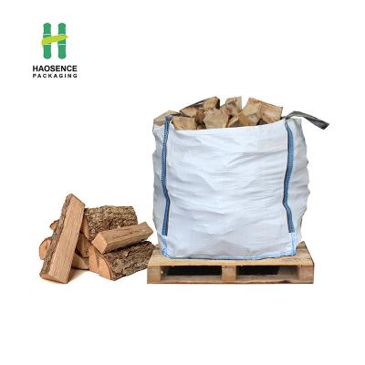 Cina FIBC Fire Wood Can Loading 1000-2000kg Bulk Jumbo Bag Super Sack in vendita