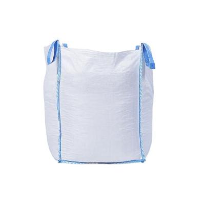 중국 Cement Mink Pattern FIBC Bulk Bag Iron Handle 100% Virgin PP Breathable 판매용