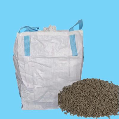 China Flat Bottom 1500kg Tonne Bag For Animal Feed  White Top Fill Skirt  Tonne Bag for sale