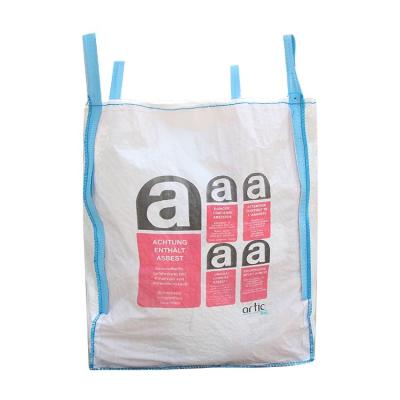 China FIBC PP Bulk Bag With Certification For Asbestos en venta