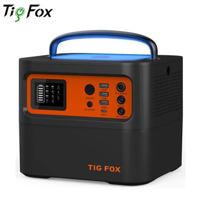 China Type C OEM 300W 500W 1000W 110V Power Station Solar System Supply Generator Home Lithium Battery Portable Power Station Ups System for sale