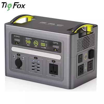 China Type C Tig Fox Solar 1kw 1000w Rechargeable Generator Solar Battery Power Bank Portable Power Station for Outdoor Camping Ups System for sale