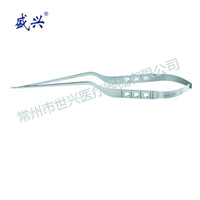 China Steel Micro Scissors,NW628/Micro Scissor Bayonet Shaped Neurosurgery/Yasargil Micro Scissors for sale