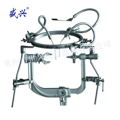 China Stainless steel halo brain retractor system / operation skull clamp with head circle halo retractor for sale