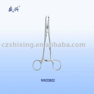 China Stainless Steel Scalp Clip Applying Forceps NW20802 for sale