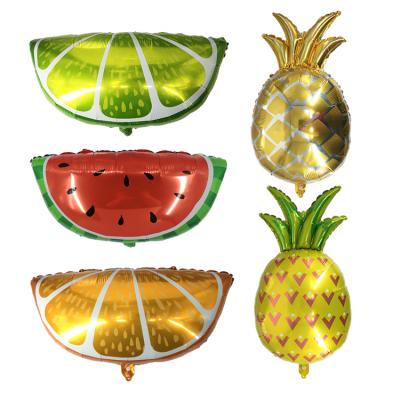 China Gift Toy Hot Sale Women's Day Props Pineapple Cartoon Fruit Balloon For Kids Play Party Decoration for sale