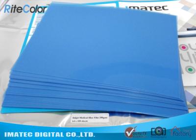 China Blue Medical Imaging Film X - ray , Hospital Blue Sensitive Film 280gsm for sale