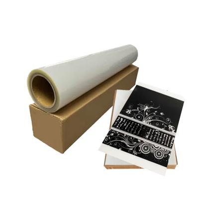 China Waterproof 100 Micron Milky White Transparent Screen Printing Inkjet Film Roll for sale