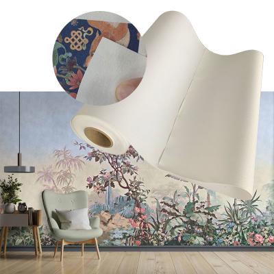 China Inkjet Printing Non Woven Wallpaper Matte Art Canvas Roll 240gsm for Modern Wall Decoration for sale