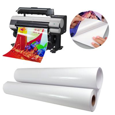 China Inkjet 115gsm Waterproof Cast Coated Glossy Photo Paper for Lable Sticker for sale