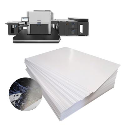 China Waterproof Double-side Printing Luster Satin Digital Press Paper For HP Indigo Printers for sale